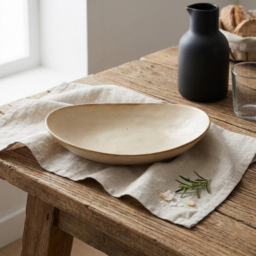 Oval Candy and Snack Bowl