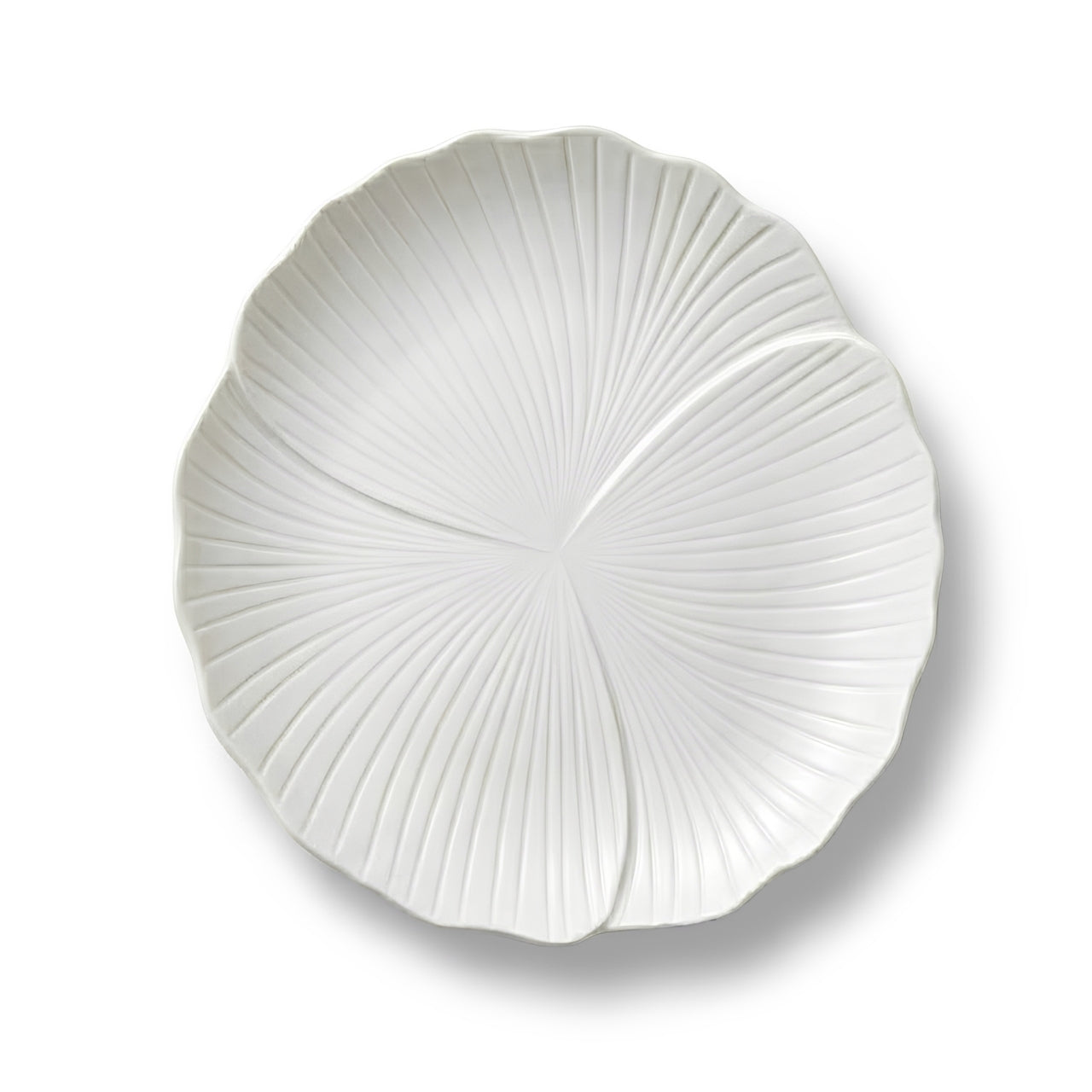 Ceramic Flower-Shaped Flat Plate