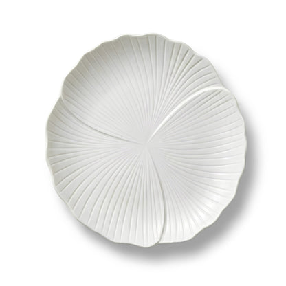 Ceramic Flower-Shaped Flat Plate