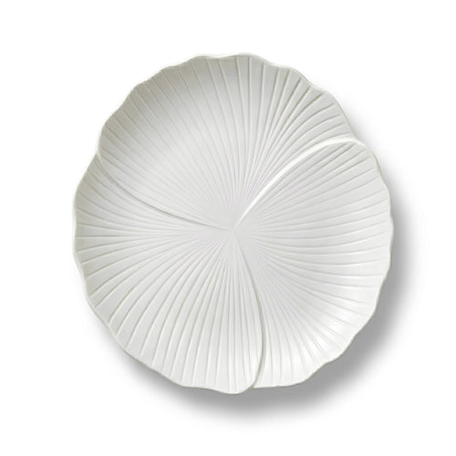 Ceramic Flower-Shaped Flat Plate