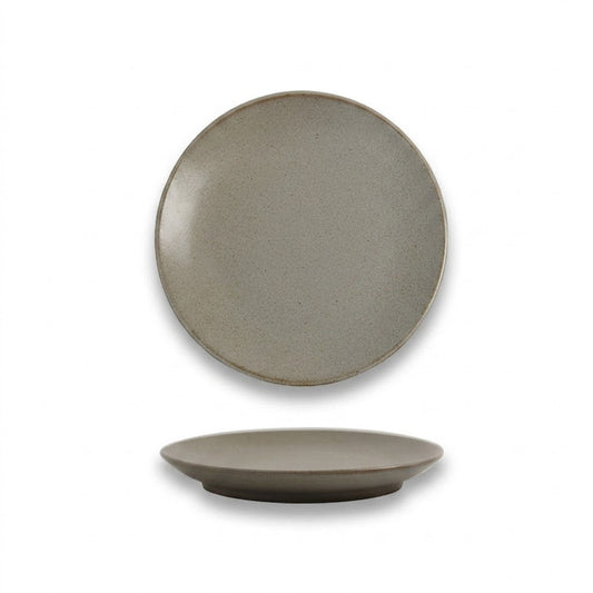 Retro Coarse Pottery Shallow Plate