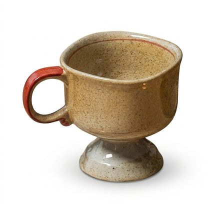 Retro Ceramic Goblet Mug
